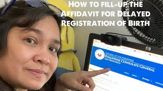 REPORT OF BIRTH- AFFIDAVIT FOR DELAYED REGISTRATION OF BIRTH/ PCG -SAN FRANCISCO/The Joy of Vlogging