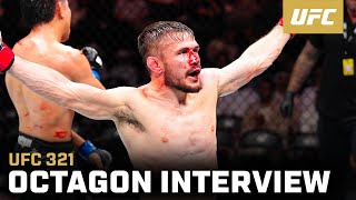 Nathaniel Wood Octagon Interview | UFC 321