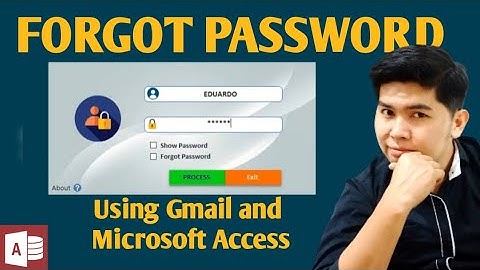 Gmail in Ms Access as PASSWORD RECOVERY