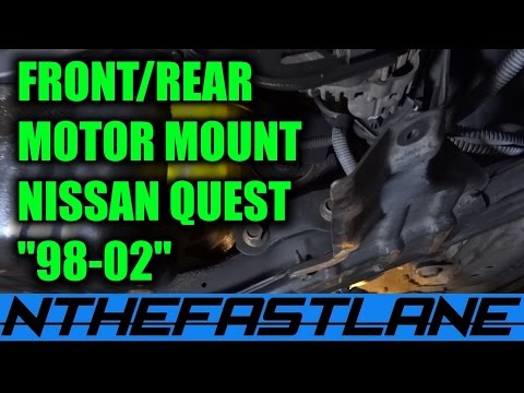 ▶️Motor Mount: How To Replace Front & Rear (Nissan Quest 98-02)🔧