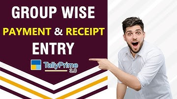 Groupwise Bulk Receipt Or Payment Entries in TallyPrime | Best TDL for Groupwise Bulk Entries