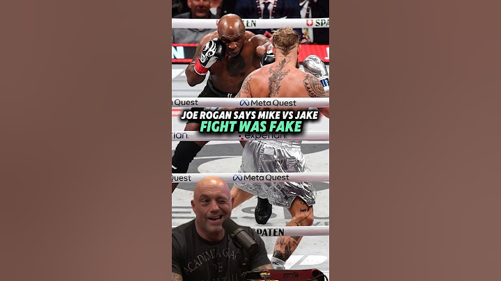Mike Tyson vs. Jake Paul was fixed - Joe Rogan #joerogan #jre #jreclips