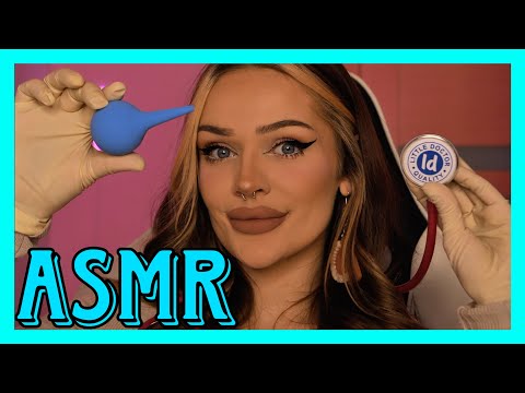 ASMR😴 JESTEŚ U LARYNGOLOGA NA BADANIU USZU👂🏻