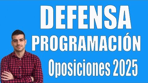 Defensa Programación Didáctica Oposiciones 2025.