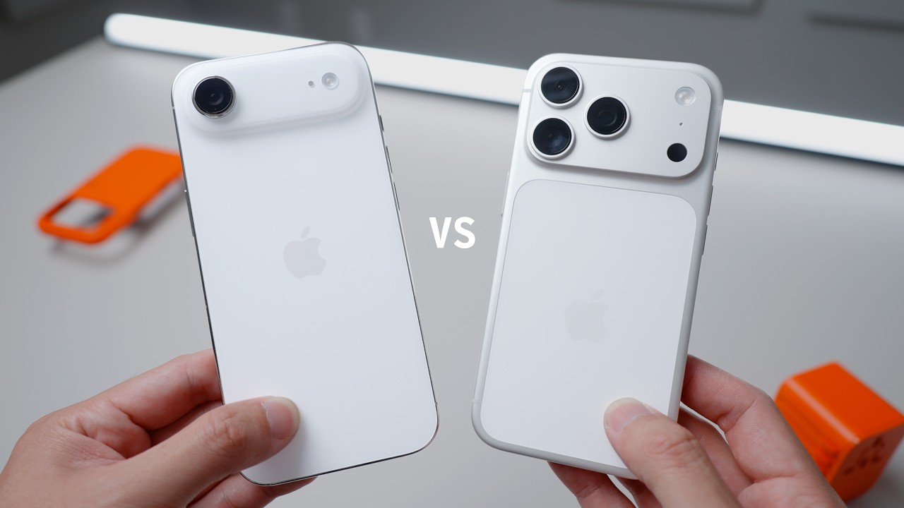 Perbandingan iPhone Air dan iPhone 17 Pro (Source YouTube Channel = Joshua Chang) Perbandingan iPhone Air dan iPhone 17 Pro (Source YouTube Channel = Joshua Chang)