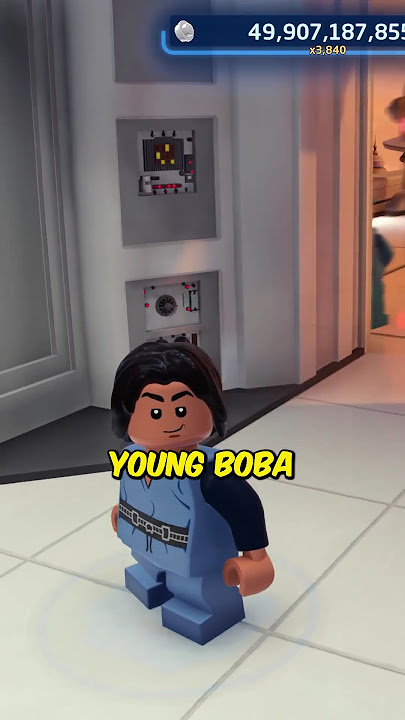 What happens when Jango Fett meets Boba Fett when he is older in LEGO Star Wars?