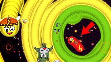 OGGY and JACK Play WORMATE.IO SNAKE GAME Best Killing Wormate io pro