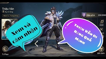 LIÊN QUÂN MOBILE - Triệu Vân đi rừng  mạnh hơn bạn nghĩ khi lên đồ và bảng ngọc này