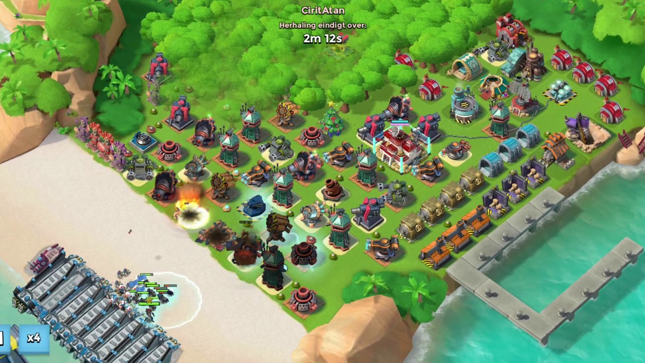 Bombardier Destroy Level 67 with 3 Prototypes Boom Beach