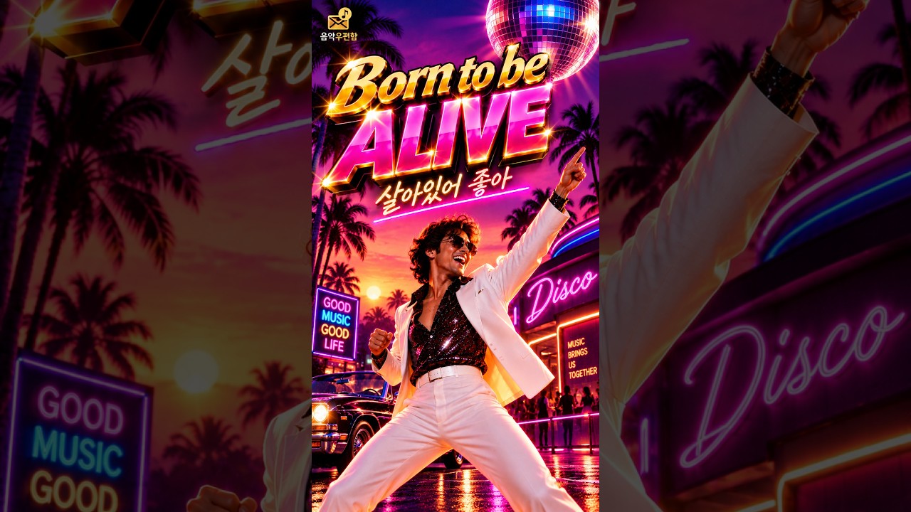 80년대 디스코 AI 신곡 | Born To Be Alive #8090댄스#7080 #dance
