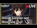 (Live) Zhongli Live summon and first impression - GENSHIN IMPACT