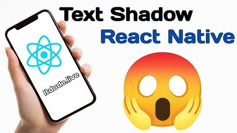 Text Outline in React Native in Hindi