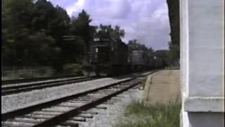 RARE Seaboard System MATE and U36B (CSX Lineville Sub 1992)