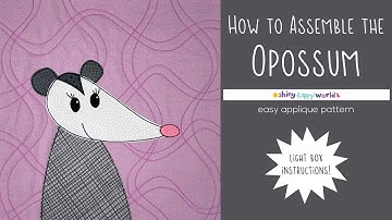 How to Assemble the Opossum Block - with lightbox