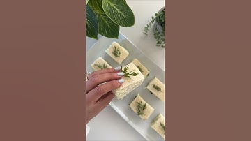 Cucumber tea sandwiches✨