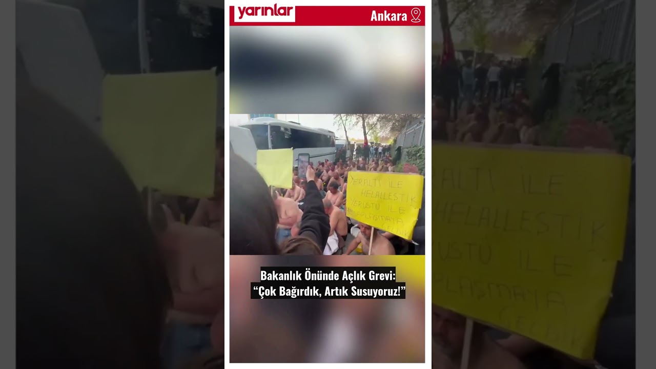 Bakanlık Önünde Açlık Grevi: “Çok Bağırdık, Artık Susuyoruz!”