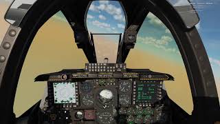DCS A10C Warthog - ILS Landing practice