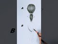 A or B？Which is your favorite ？😍| Satisfying Créative Art #Shorts #art #draw #drawing #painting