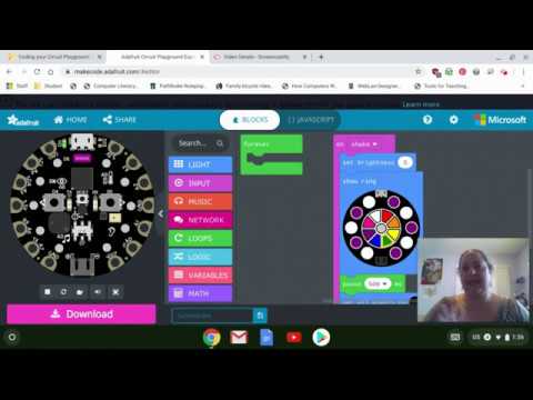 MakeCode upload to Circuit Playground Express