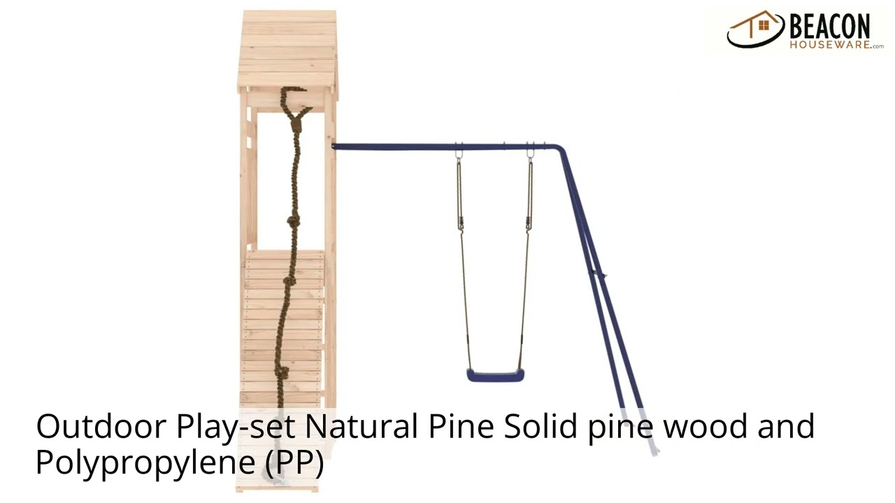 Outdoor Play-set Natural Pine Solid pine wood and Polypropylene (PP)