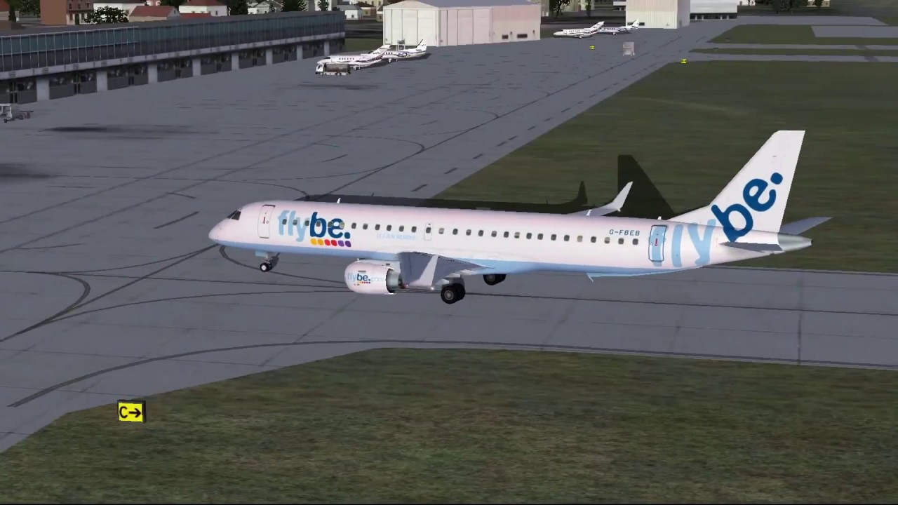 London City with Embraer 195 Flybe 