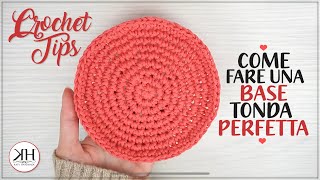 Tutorial The Perfect Round Crochet Base Without Defects