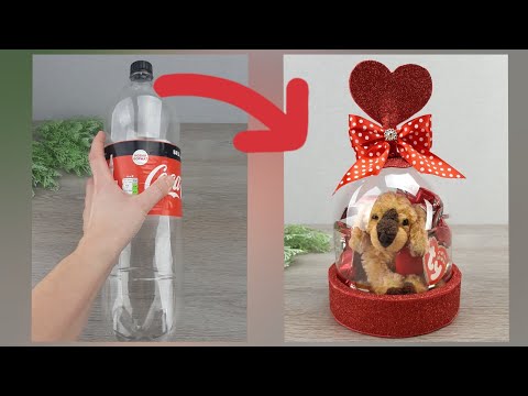 DIY Оригинальный ПОДАРОК из Пластиковой Бутылки и фоамирана