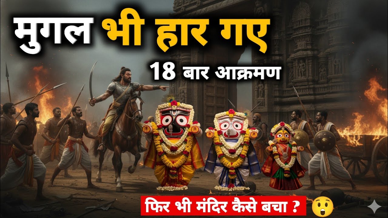 जगन्नाथ मंदिर: 18 हमलों के बाद भी कैसे बचा ?😱