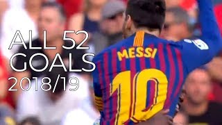 Lionel Messi: All Goals in 2018/19 (with English commentary)