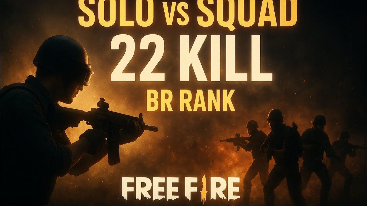 FREE FIRE SOLO VS SQUAD 22 kill AND BOYAAH #freefire #ayeshavilla - YouTube