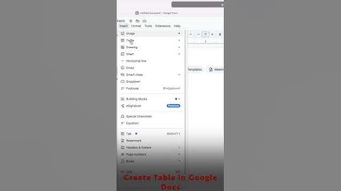 Create Tables for Free | Google Docs | Tutorial for Beginners