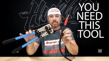 You Need This Tool - Episode 129 | Battery Cable Lug Crimping Tool