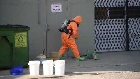 Meth lab cleanup on Pearl Street in Jackson