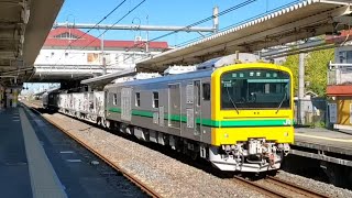 回9846DGV-E197系TS01編成北本駅通過