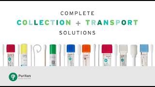 Specimen Collection + Transport with Puritan!