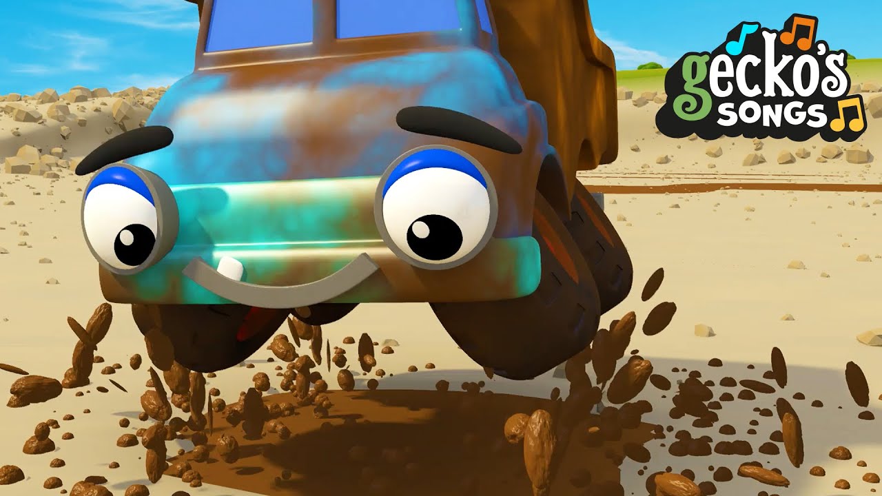 5 Muddy Trucks Song 5 Little Dumper Trucks Nursery Rhymes & Kids