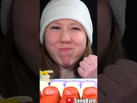 ASMR PEEP MARSHMALLOW FEAST MUKBANG #shorts