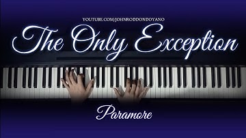 Paramore - The Only Exception | Piano Cover with Strings (with Lyrics)