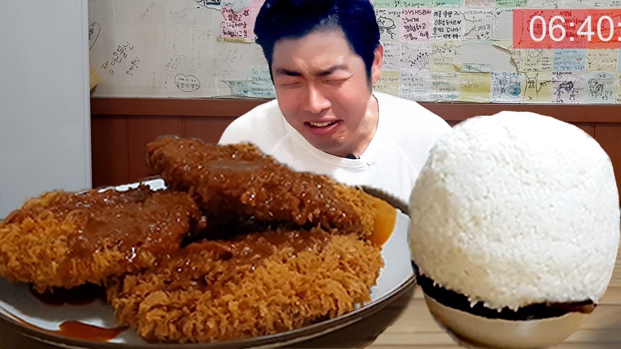 Don't Ever Do This (Crazy Mukbang Challenge in Seoul, Tonkatsu Pork Challenge)