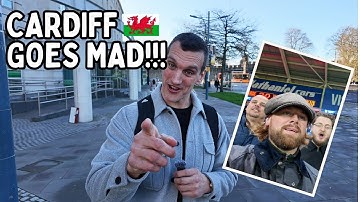 “Cardiff Match Day Vlog | Fans Reactions & City Centre Atmosphere”