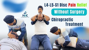L4 L5 S1 Disc Pain Relief Without Surgery Chiropractic Treatment by Dr. Harjeet Singh #chiropractor