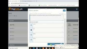 WordPress quiz 4 batch 8 solution || digiskills wordpress quiz 4 solution || B.K TECH