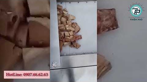 máy cắt thịt gà hạt lựu