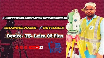 Leica Total Station 06 PLUS ORIENTATION. HOW TO DO LEICA TS06 PLUS ORIENTATION LEAICA TS06 PLUS SET