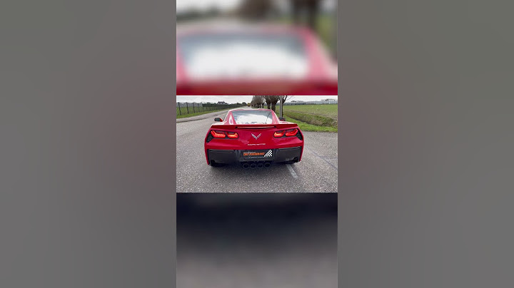 Insanely Loud Corvette C7 Stingray with Akrapovic Slip On Line Exhaust! Dyno + Road