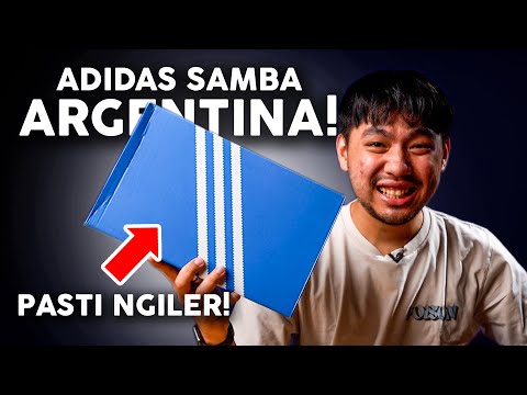 UNBOXING ADIDAS SAMBA PEMENANG PIALA DUNIA! | adidas Samba Team Argentina Review