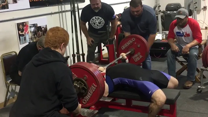 507.5lbs @198lbs bench press by Bradley McClure