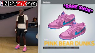 HOW TO MAKE PINK and BLUE NIKE DUNKS in NBA 2K23! NBA 2K23 Shoe Creator (Pink Bear)