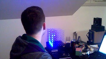 Snake 3D on LED cube!