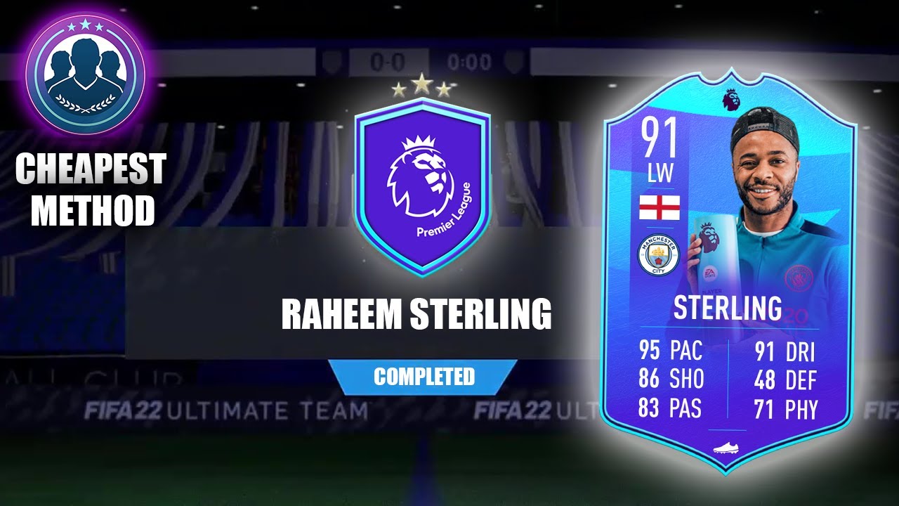 FIFA 22 | POTM PL RAHEEM STERLING 🏴󠁧󠁢󠁥󠁮󠁧󠁿 SBC CHEAPEST SOLUTION NO LOYALTY 😱🔥